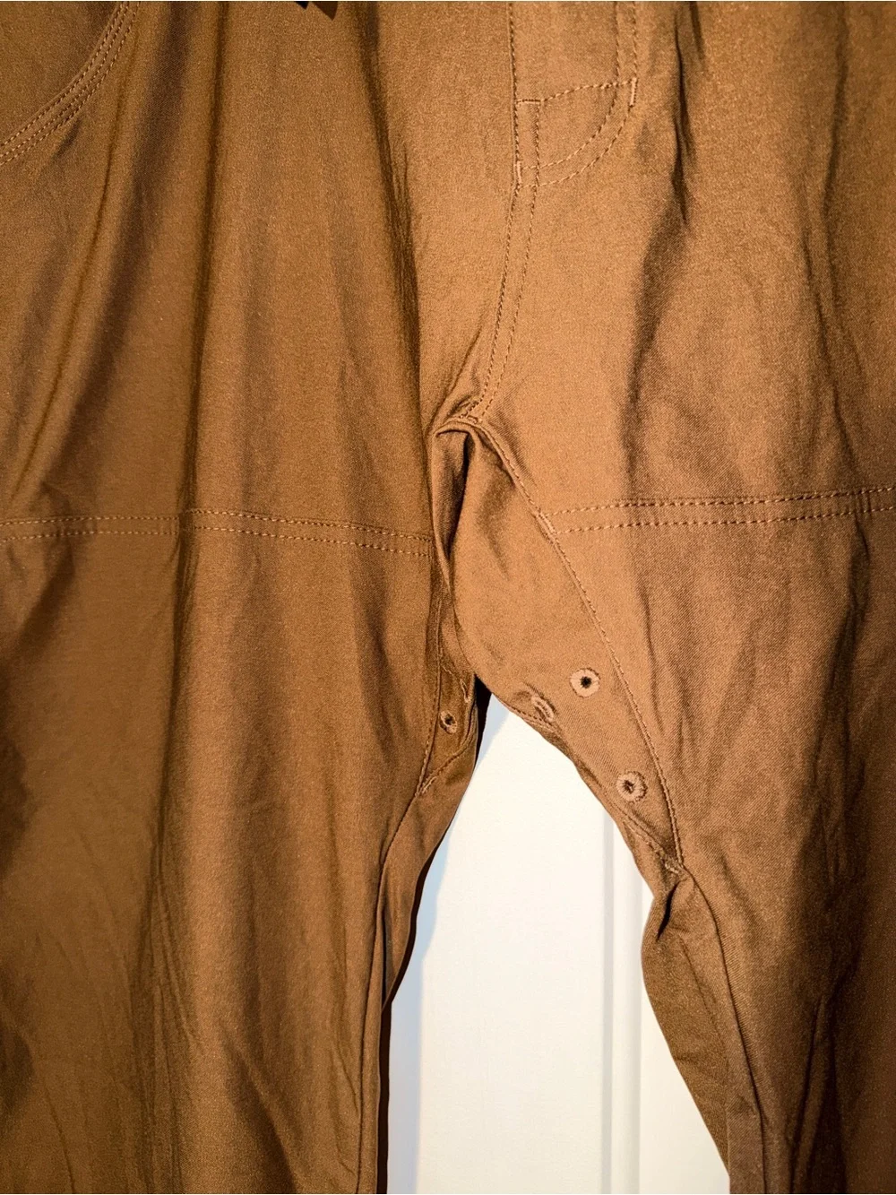 Prana Men's Brown Chinos with Drawstring Waist